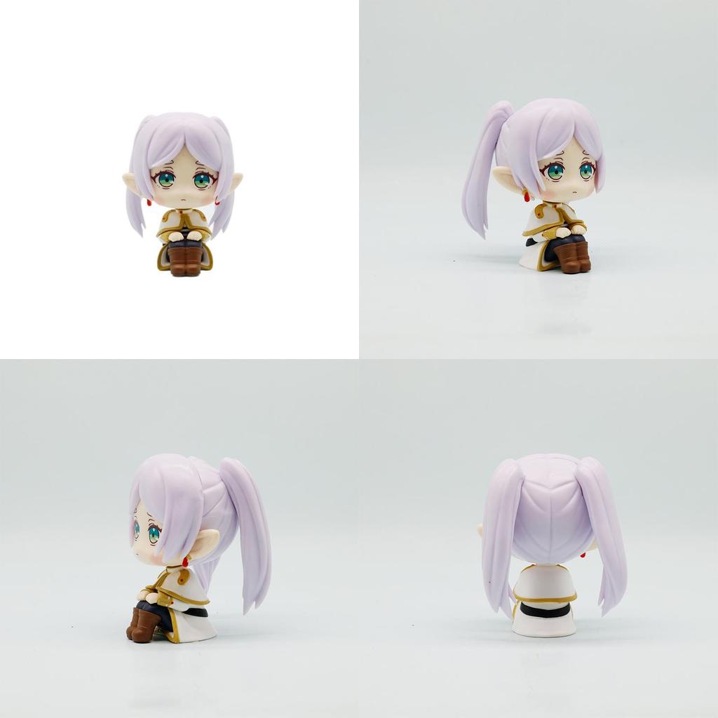 Pvc Frieren Sitting Figurine For Office Desk Home Decor