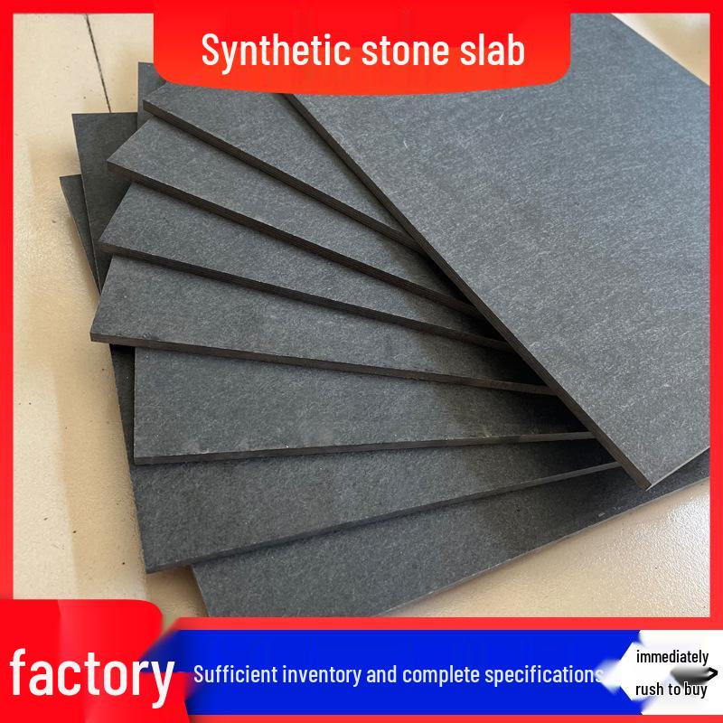 Black Anti-Static Synthetic Stone Slabs - High-Temperature Resistant Consult Customer Service