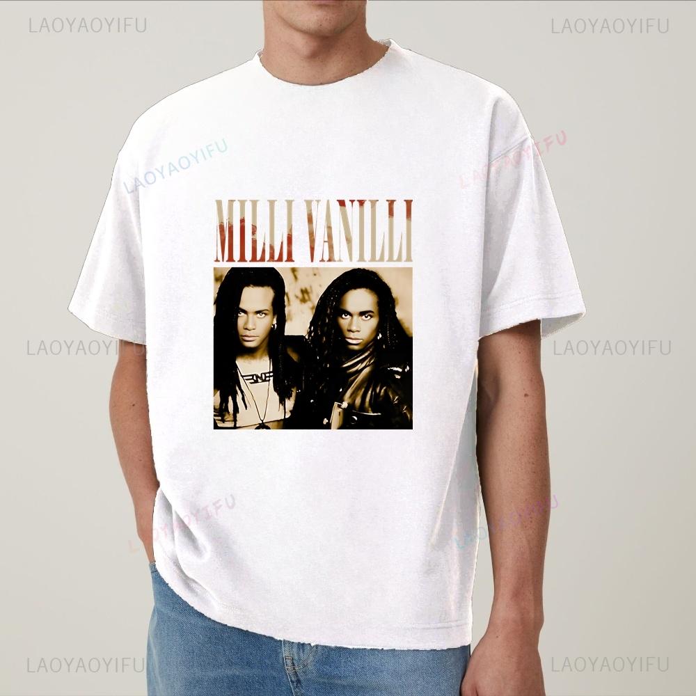 La Moda della Musica Pop dei Milli Vanilli è un Regalo per gli Amanti della Musica. Lo Stile da Uomo e da Donna