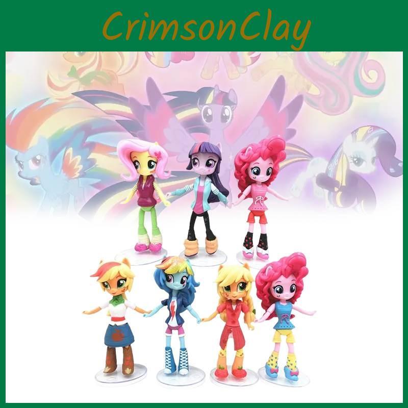 Adorable 12cm My Little Pony Friendship Is Magic Pvc Figure Set In Colorful Designs
