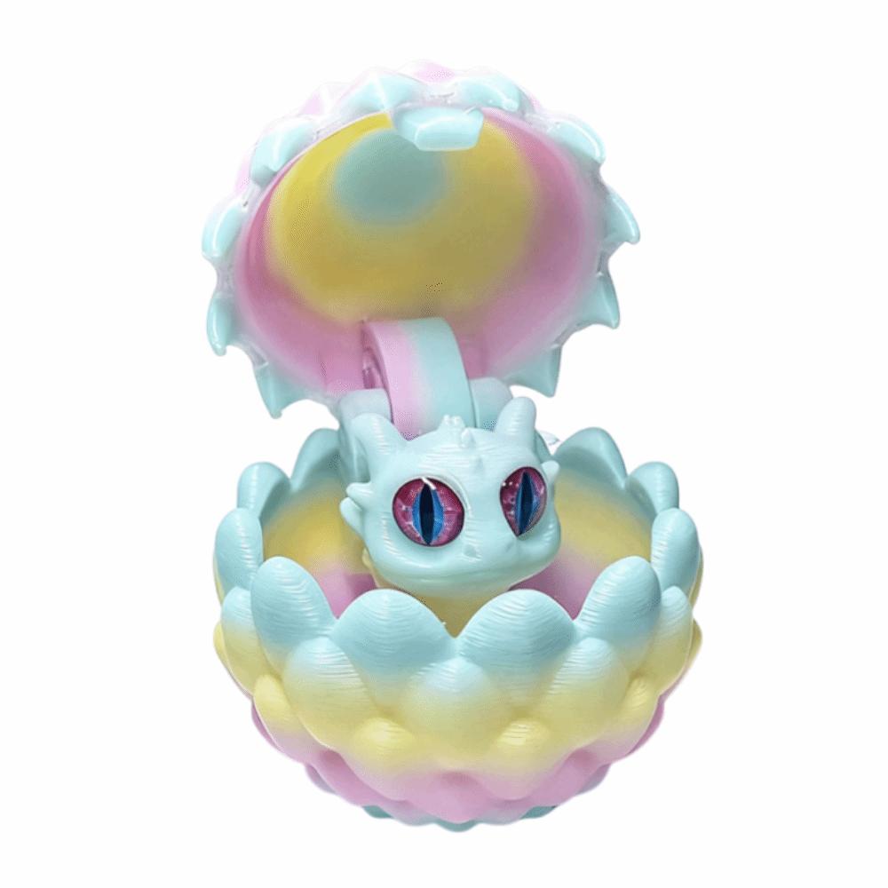 Creative 3D Printed Dragon Egg Mini Artistic Dragon Egg Statue Dragon Figure  Office Ornaments