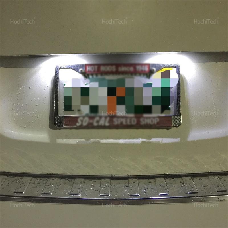 LED License Plate Light for Mercedes Benz GLK X204 2007-2013 White Error Free Number Plate Lamp A2048200156 License Plate Lights 2