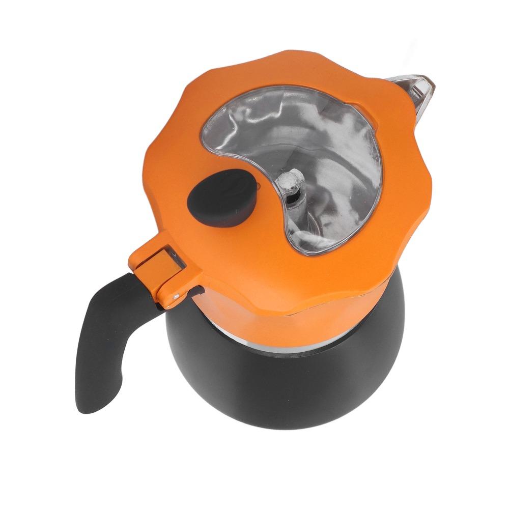 Aluminum Coffee Maker Double Color Stovetop Espresso Maker Moka Coffee Maker  Espresso Brewing