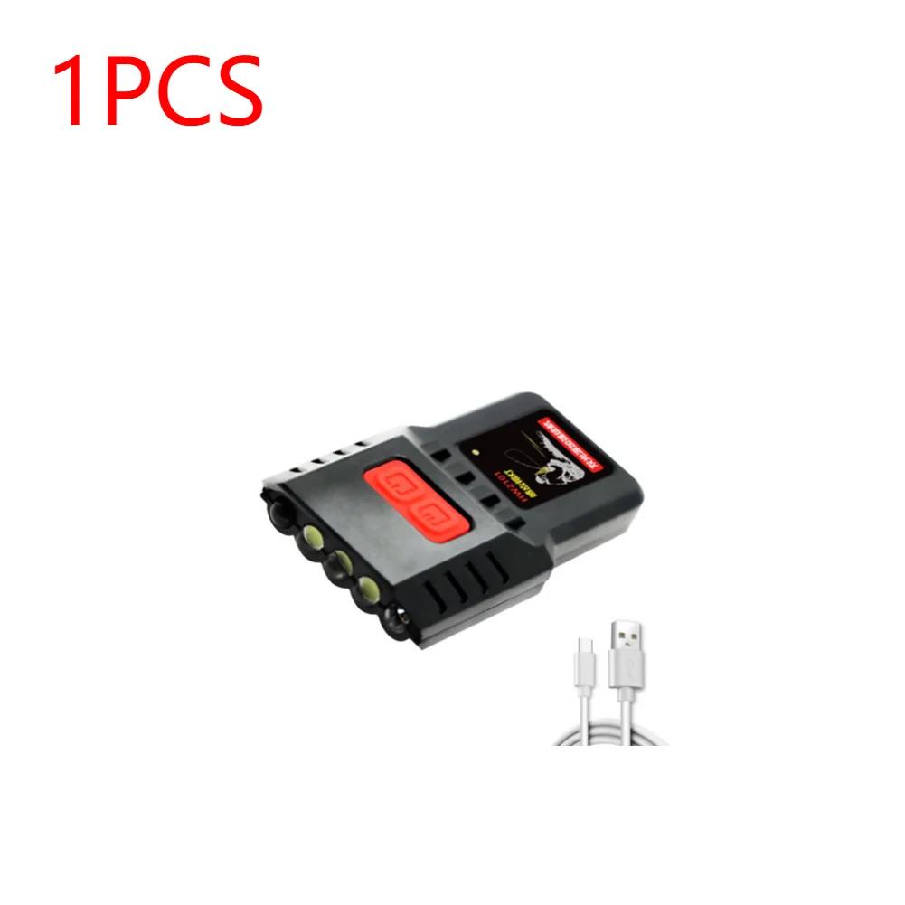 

Ultra Bright Mini Hat Clip Flashlight USB Charging Mini Caps Light Headlamp 180mAh IPX5 Waterproof for Outdoor Camping Fishing