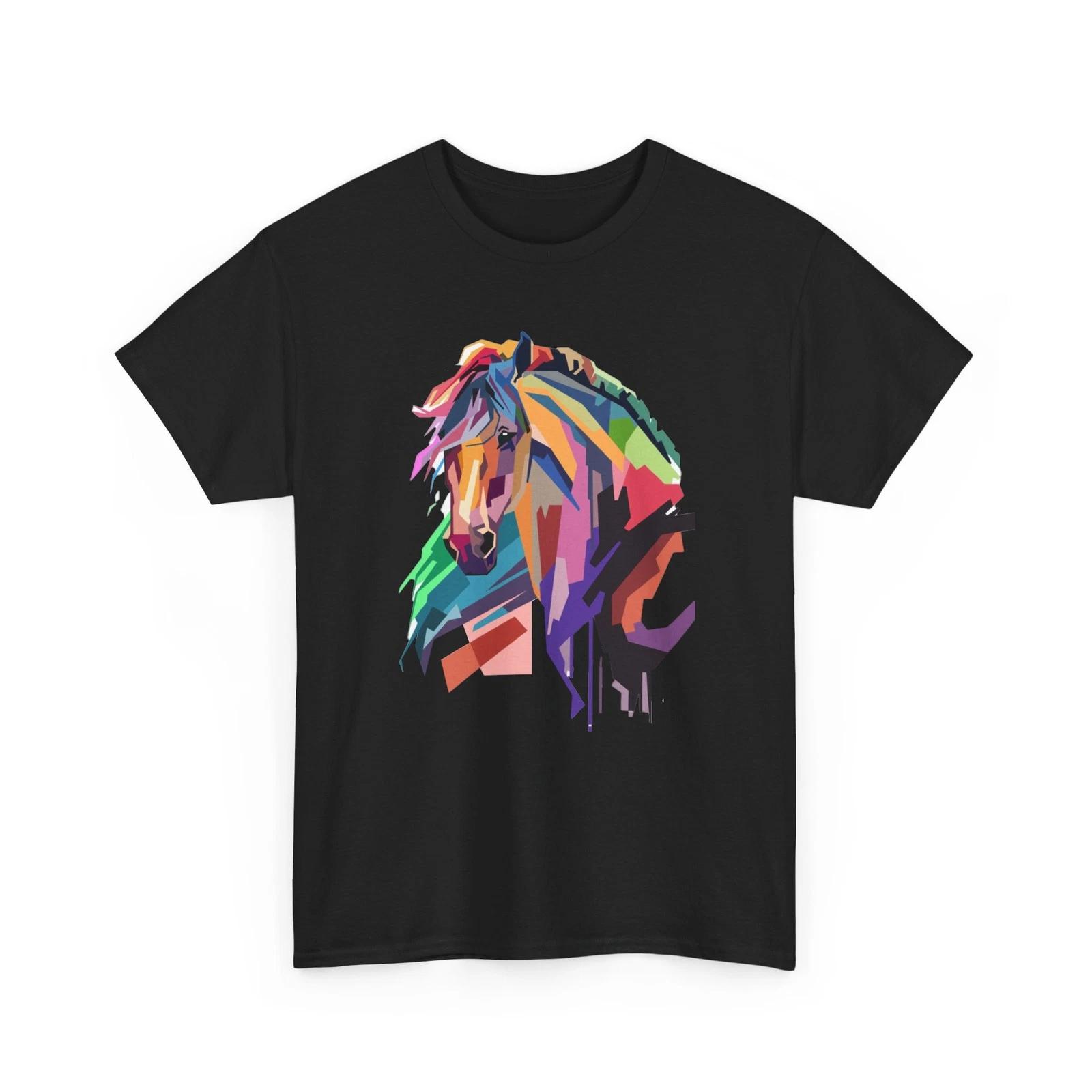 Horse Riding T shirt, Animals Horses Lovers Equestrian Horseback Shirt 3XL
