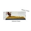 Model Car Display Case Storage Box 1:64 Micro Landscape Decor Decorative Photo Prop Scenes Parking