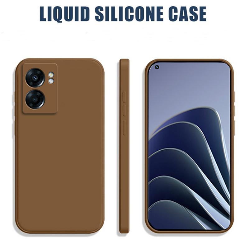 Luxury Square Liquid Silicone Phone Case For OnePlus 10 9 8 7 Pro 1+ 7T 8T 9R 9RT ACE Pro Soft Shockproof Bumper Back Cover Shell