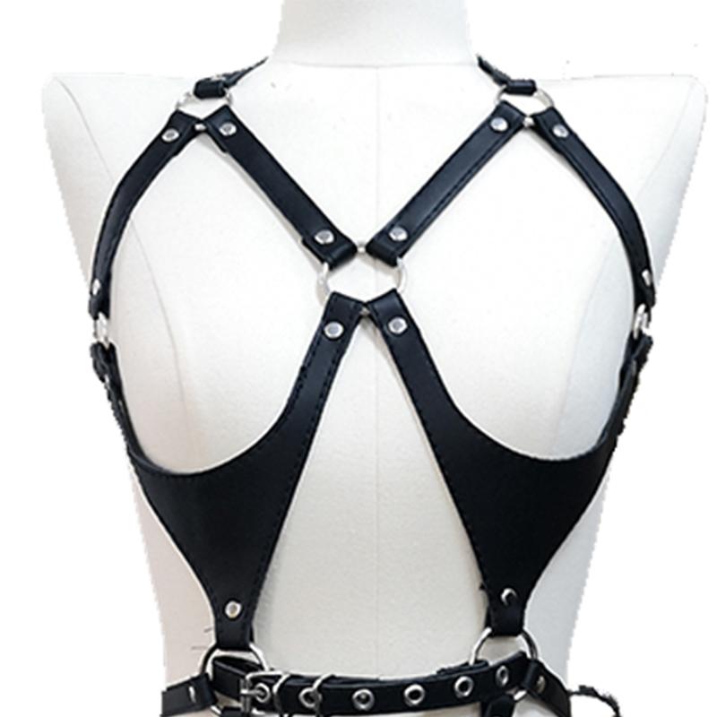 Leather Harness Bra Body Belt Sexy Women Bdsm Accessories Lingerie Bondage Suspender Erotic Party Strap Belt Adult Game Sex Shop