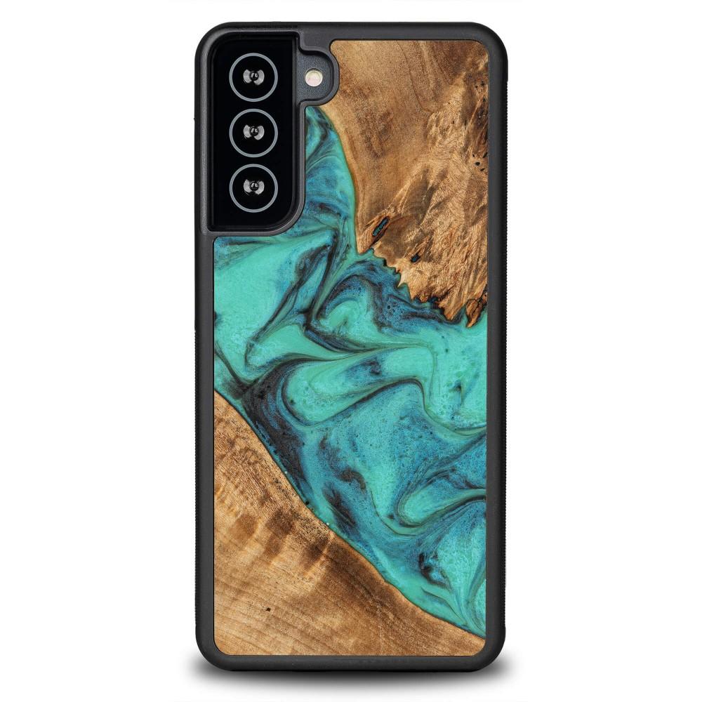 Bewood Unique case for Samsung Galaxy S21 FE - Turquoise