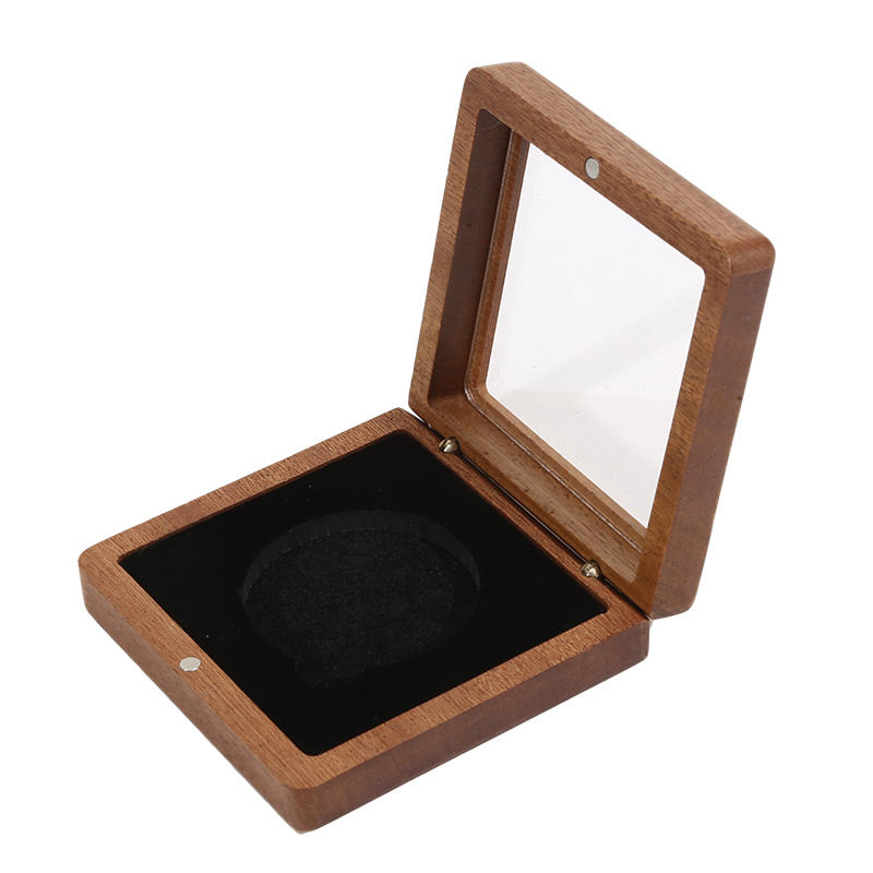 Wooden Storage Box for Ancient Coins & Commemorative Medals Collection Display Case Protector Organizer for Collectors