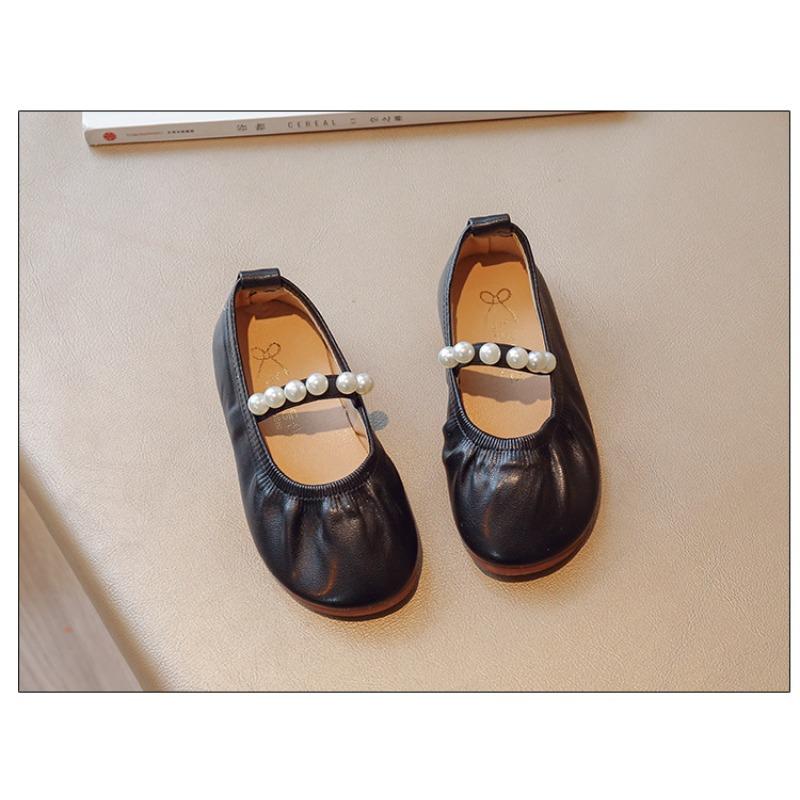 Girls' Leather Shoes Stylish Princess Flats for Girls Soft-Sole Toddler Loafers for Babies & Young Children Cute Girls Shoes