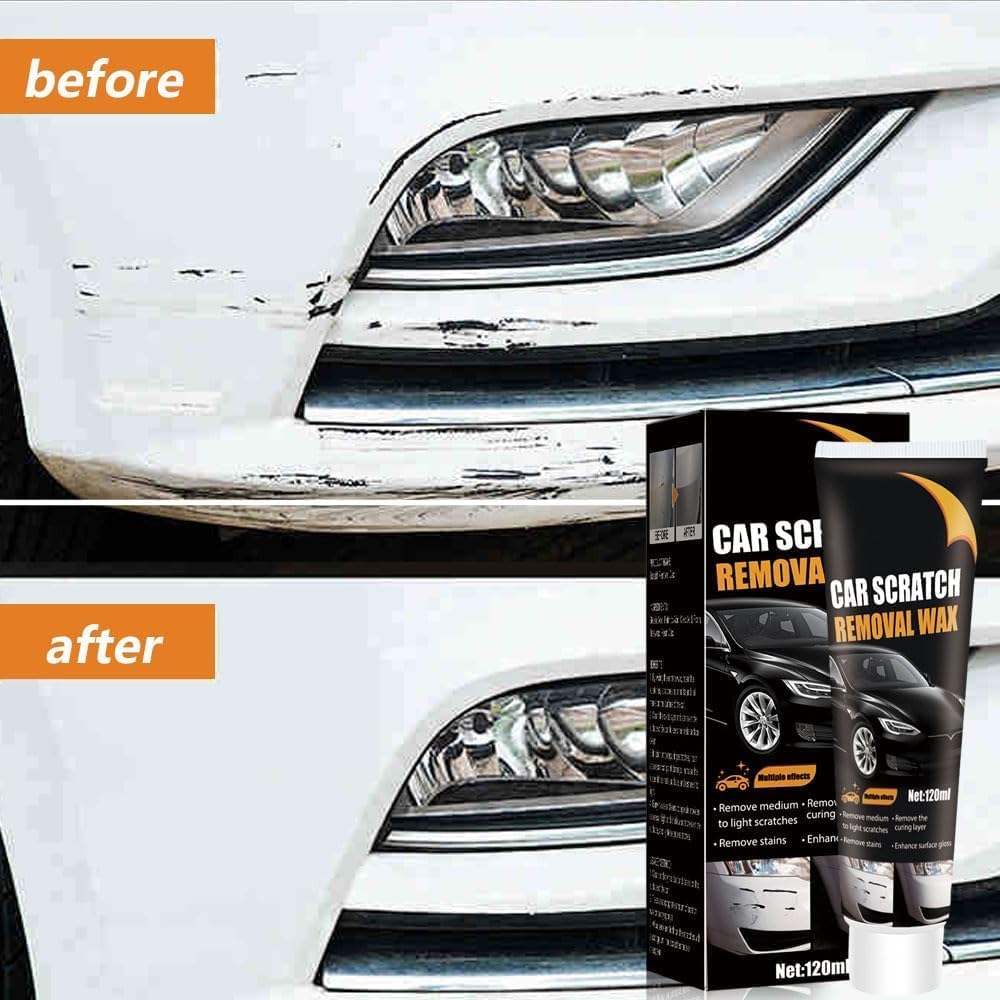 Leiteea Car Scratch Remover Kit, Wax-Based, Universal Compatibility, Professional Deep Scratch Repair for Vehicles