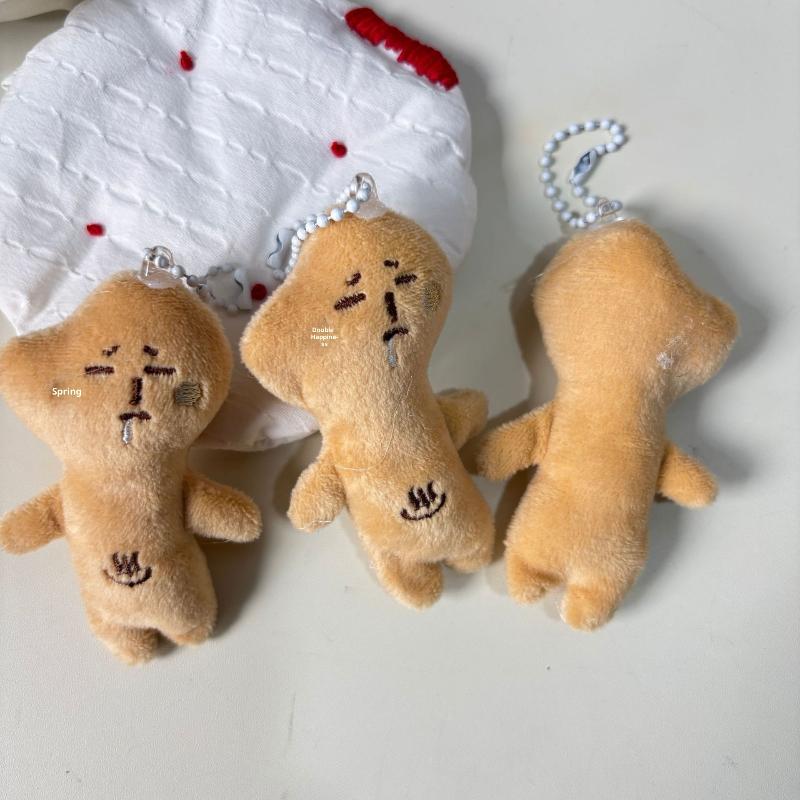Cute Funny Tomato Coffee Colored Notch Little Plush Doll Pendant Bag Hangings Decoration Gift