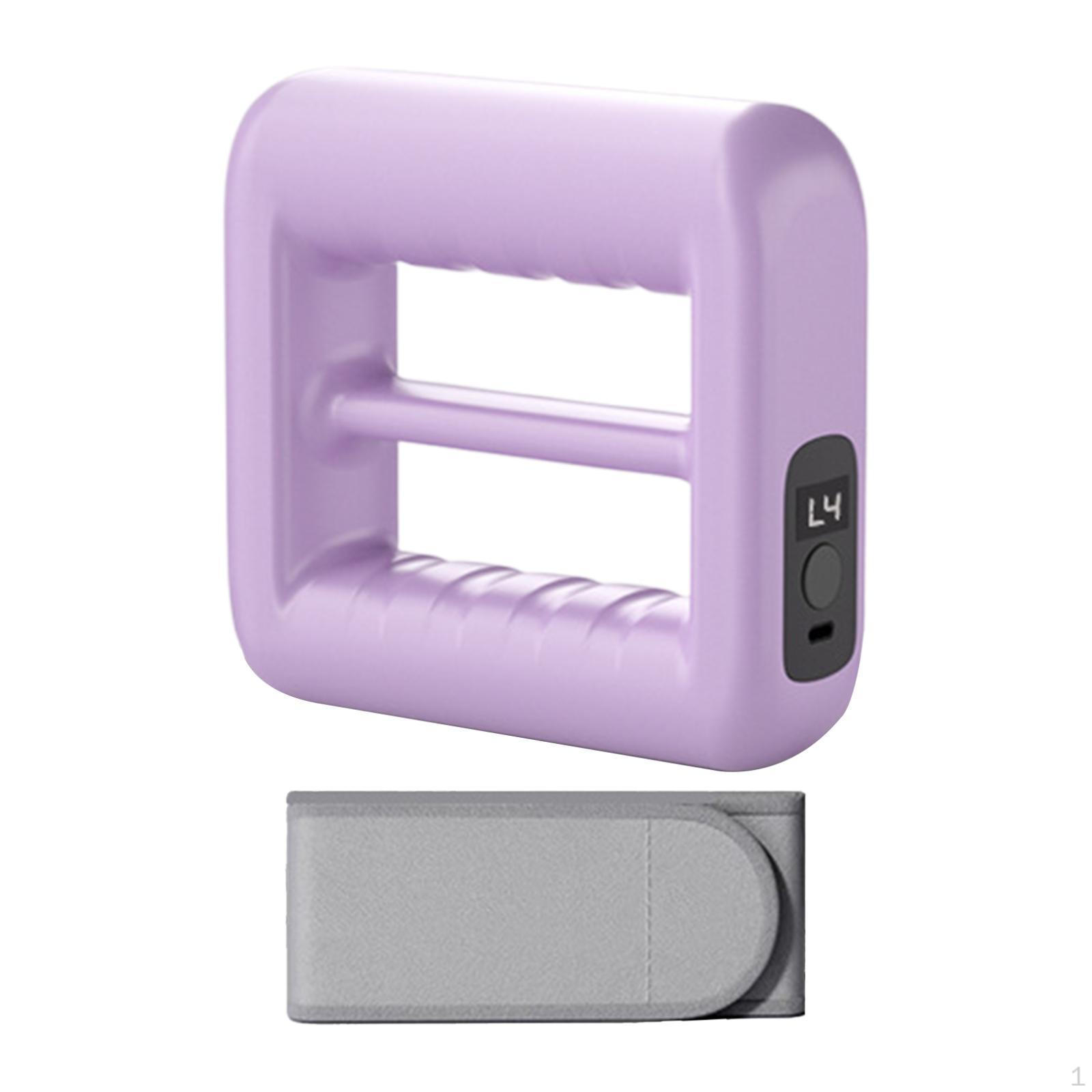 

Массажер глубокого воздействия с ремешком в форме кольца, релаксатор для тела, рук, талии, мышц фиолетовый