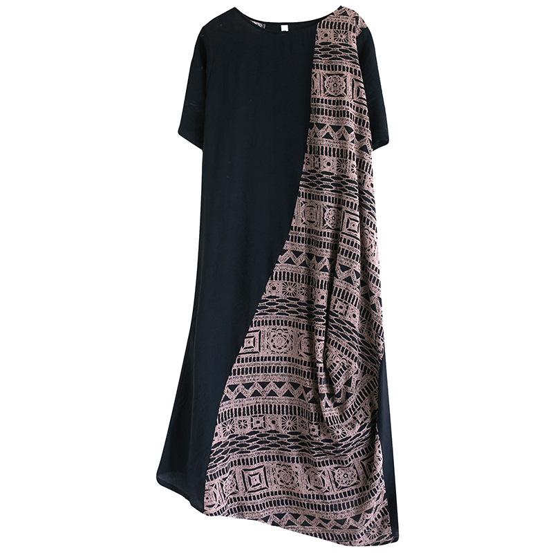 Summer Casual Loose Plus Size Women's Dress
