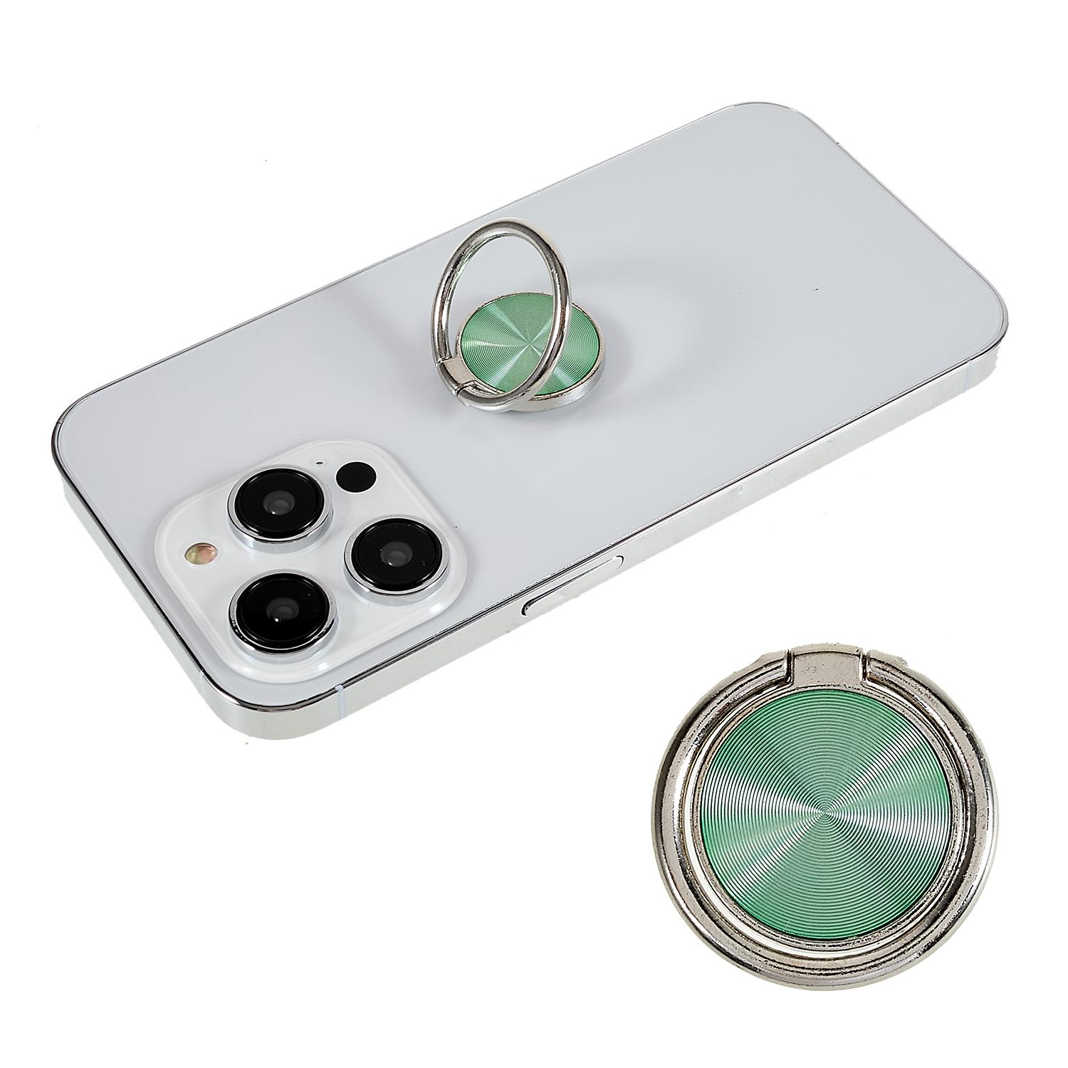 

Ring Phone Holder CD Veins Bracket Kickstand Metal Smartphone Grip Light Green