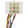 White Wall-Mounted RV Air Conditioner Thermostat Compatible with HVAC Systems, Model 8330D3351