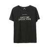 Large size women's Korean loose short-sleeved t-shirt women's summer new round neck letter printed top 252497
