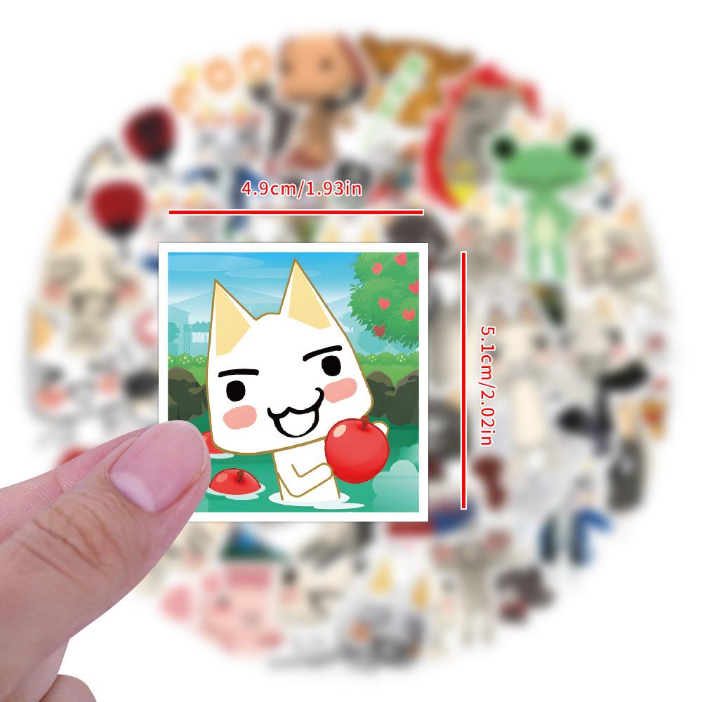 60 New Dorothy Cat Doodle Stickers DIY Decorative Notebook Guitar Personalized Waterproof Stickers