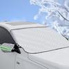 Robuster Windschutz-Schneebezug für die Windschutzscheibe des Autos, Frontscheiben-Frostschutz für den Winter, mit Magneten