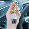 Astronaut Sand Liquid Keychain Unique Space Themed Key Ring For Keys Bags And