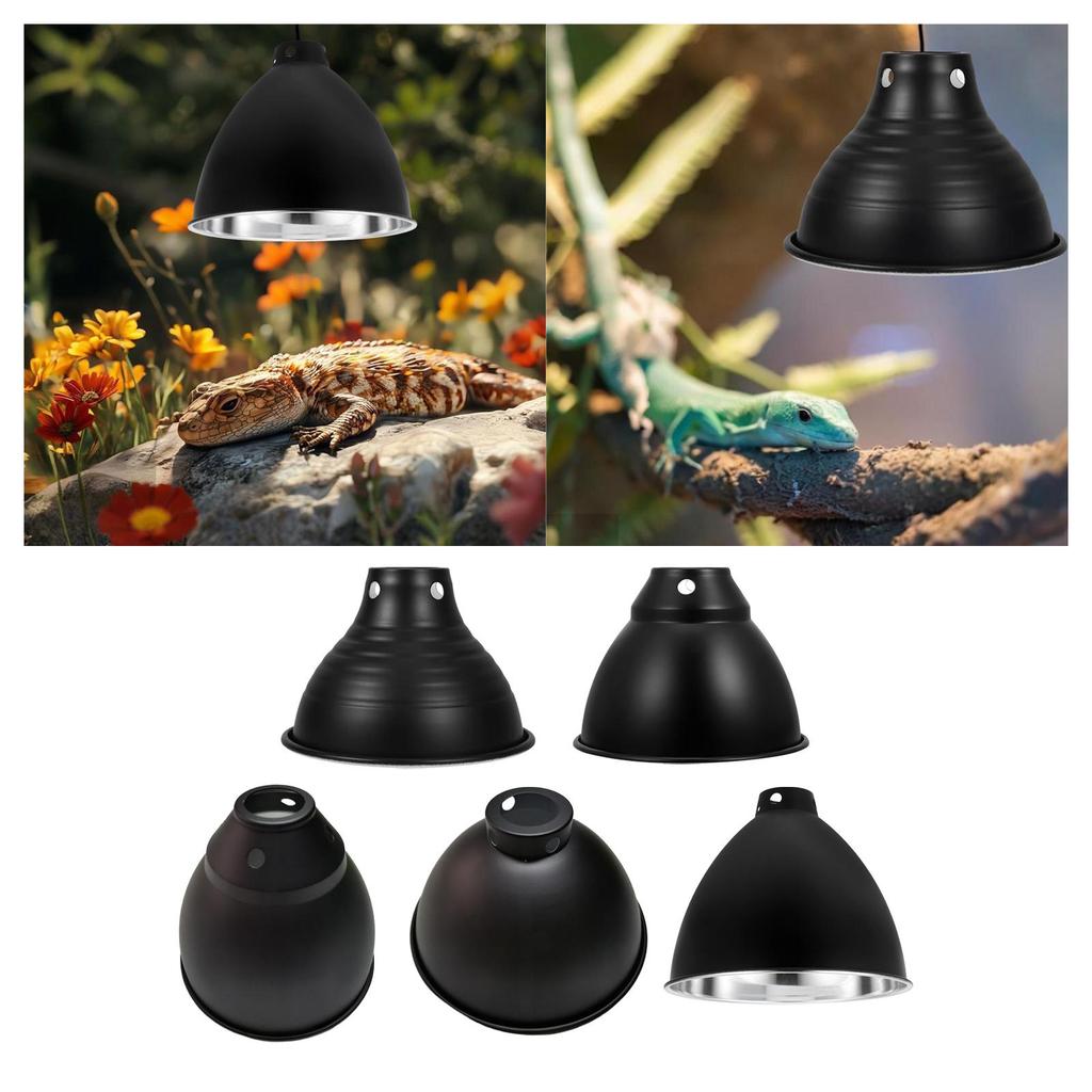 Reptile Dome Lamp Cover Aluminum Lampshade Replacement Accessories for Turtles