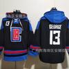 2026 Rugby Fleece Hoodie LA Clippers 2 Embroidered Team Sports Sweatshirt Winter Warm