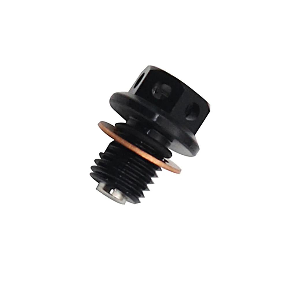M12 x 1.5 Motorcycle Oil Drain Plug Bolt Universal Engine Protection Oil Drain Plug Gasket For Yamaha Honda Suzuki Kawasaki BMW