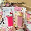 Hello Kitty My Melody Cartoon Cotton Swab Storage Box - Resin Creative Cosmetic Travel Holder