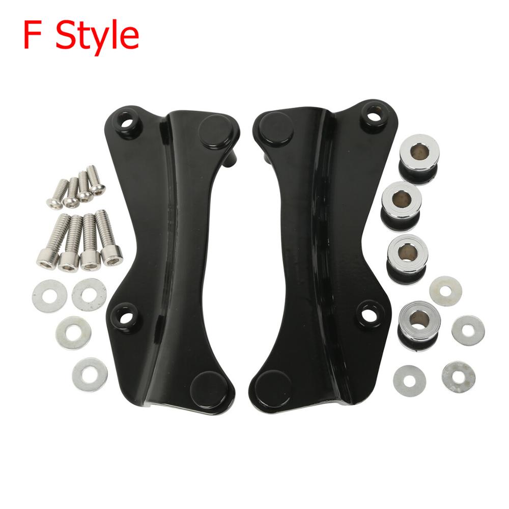 Abnehmbarer Sissy Bar Gepäckträger Docking Kit für Motorrad für Harley Touring Road King Road Glide Street Glide 2014-2024