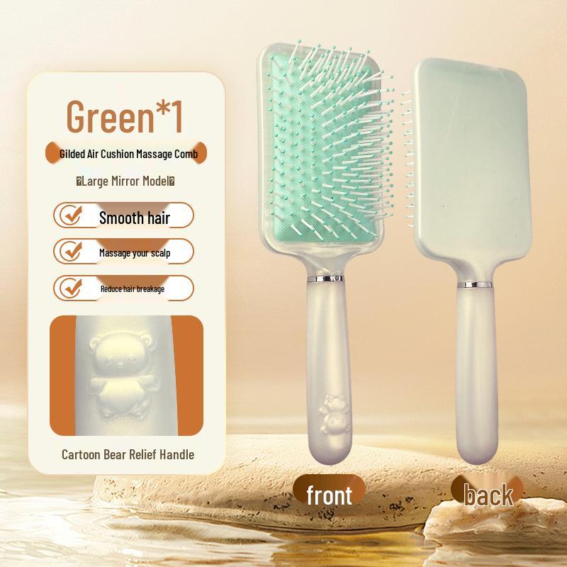 Perlglänzender Antistatischer Doppelnutzungs-Airbag-Massagekamm für Frauen
