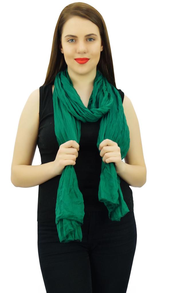 Chiffon Blend Neck Wrap Long Hijab Chunni Summer Fashion Women Stole Dupatta