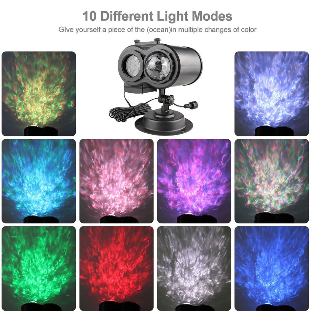 Christmas Snowflake Projection Light Outdoor High Definition Effect 16 Card Effect Can Be Changed