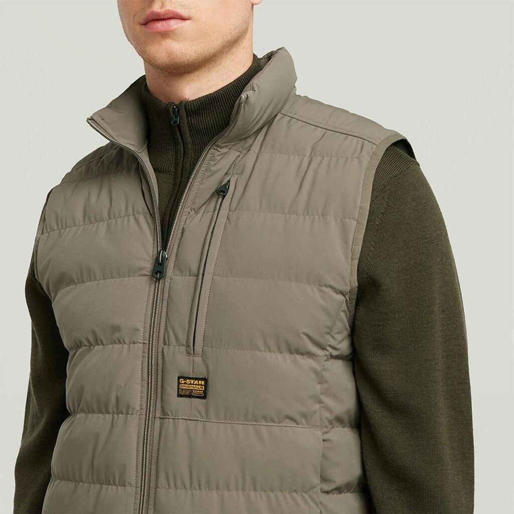 Зимняя куртка G-Star Foundation Liner Vest Braun turf D24277-D518-273