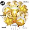 Oktoberfest Party Decorations Beer Banner Balloon 40th Cake Topper Number Balloon for German Beer Birthday Party Supplies Favors