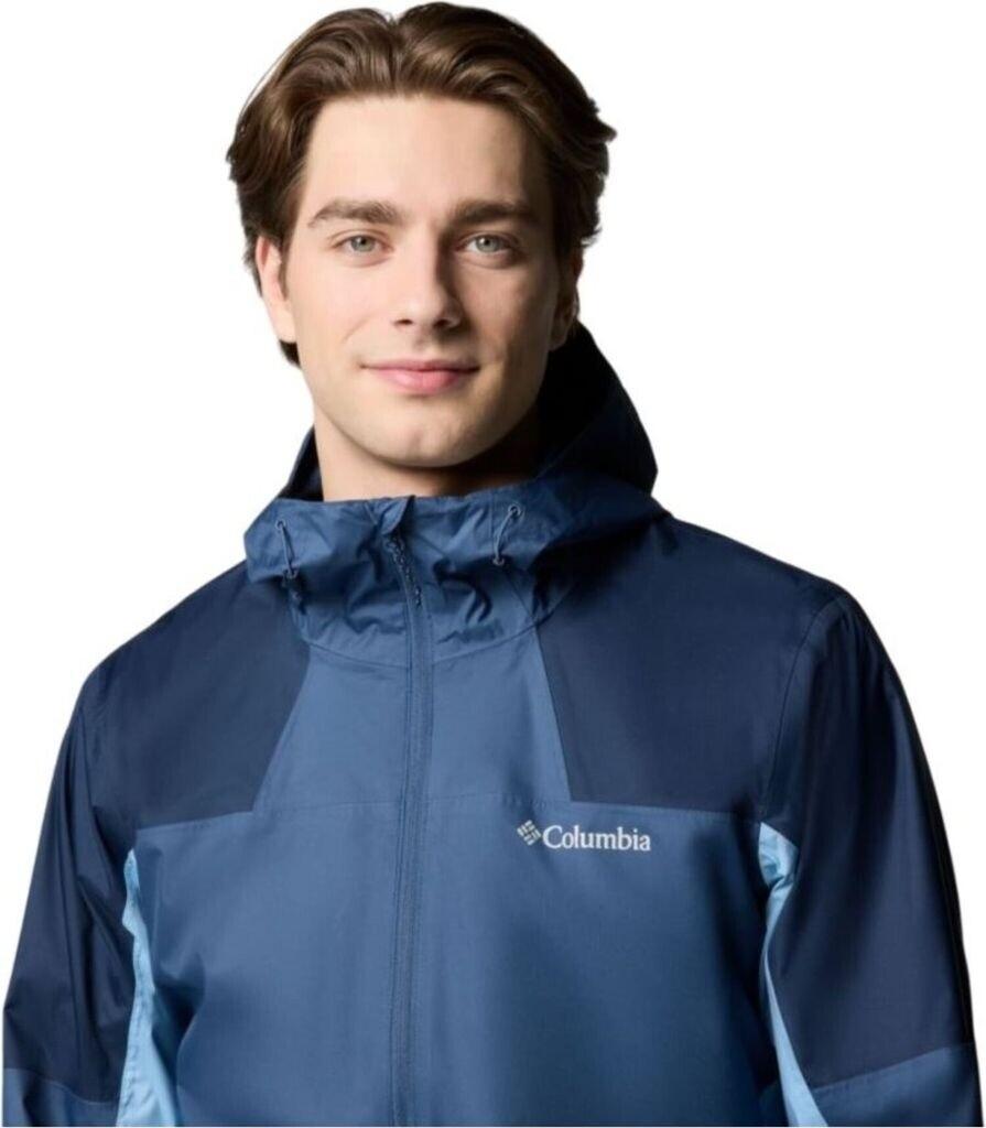 Куртка Columbia Inner Limits III Rain Jacket dark mountain/collegiate navy/ripple blue