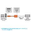 Sanwa Supply to HDMI Conversion Adapter Male to HDMI HDR Cable Length Type-C (USB Type-C Female), Compatible, Approx. 15cm, AD-ALCHDR01