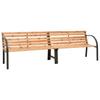 Double Garden Bench, 225 Cm, Solid Fir Wood