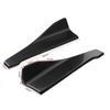 Pair Car Side Skirt Extension Splitters Winglet Diffuser Rear Lip Anti-Scratch