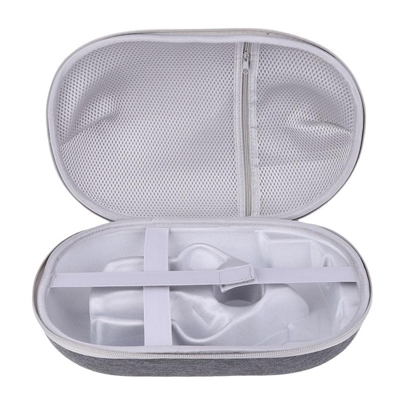 Robuste Tragekoffer Mehrfache Fächer Tragbare Reisekoffer mit Netztasche Schutzhülle für Meta Quest 3S VR Zubehör