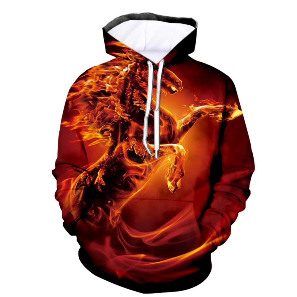 

Новая модная толстовка с 3D принтом в виде животных, унисекс, повседневная толстовка с длинными рукавами 6XL