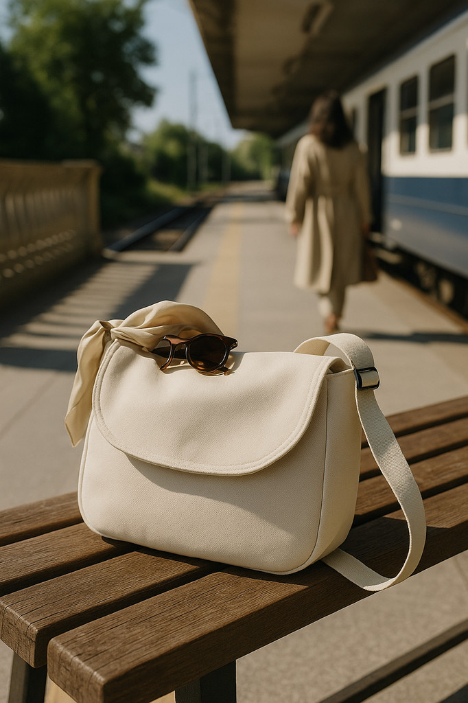 Plátěná taška Postman Dámská kabelka Crossbody Jednoduchá taška přes rameno Látková taška s klopou Velkokapacitní taška