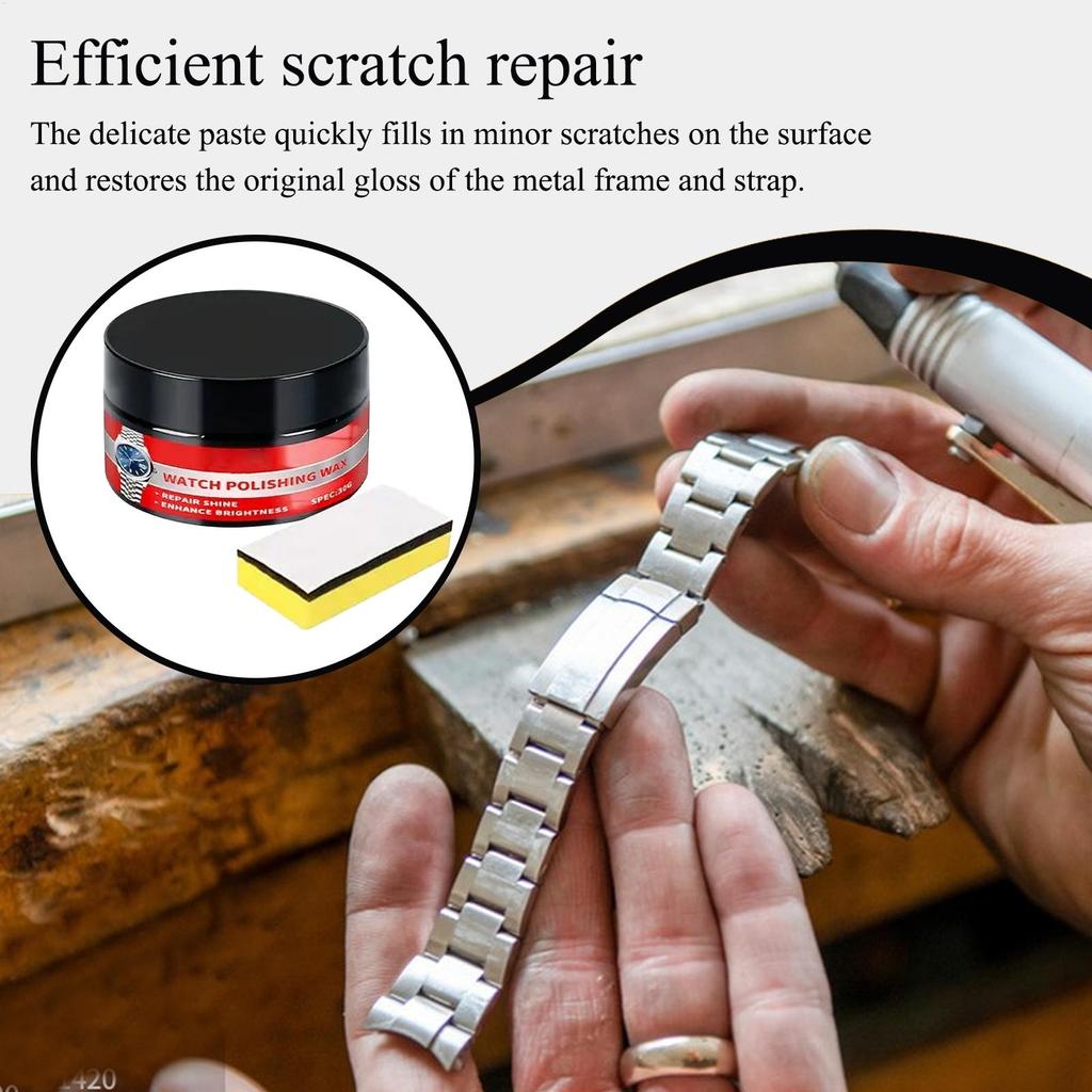 Watch Polishing Paste Strap/Screen Scratch Removal Metal Frame Renewal Shine & Deoxidize Stainless Steel Repair