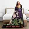 Elviras Mistress Of The Dark Movie Flannel Blankets Horror Comedy Soft Throw Blanket for Couch Bed Bedspread Sofa Bed Cover