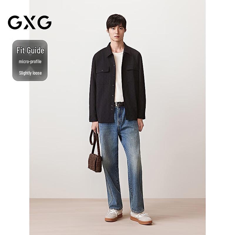 GXG Men's Jacquard Casual Commuter Shirt