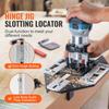 SucceBuy Door Hinge Jig Aluminum Alloy Woodworking Hole Opener Slotting Locator Wooden Door Hinge Hole Guide Hinge Template Jig