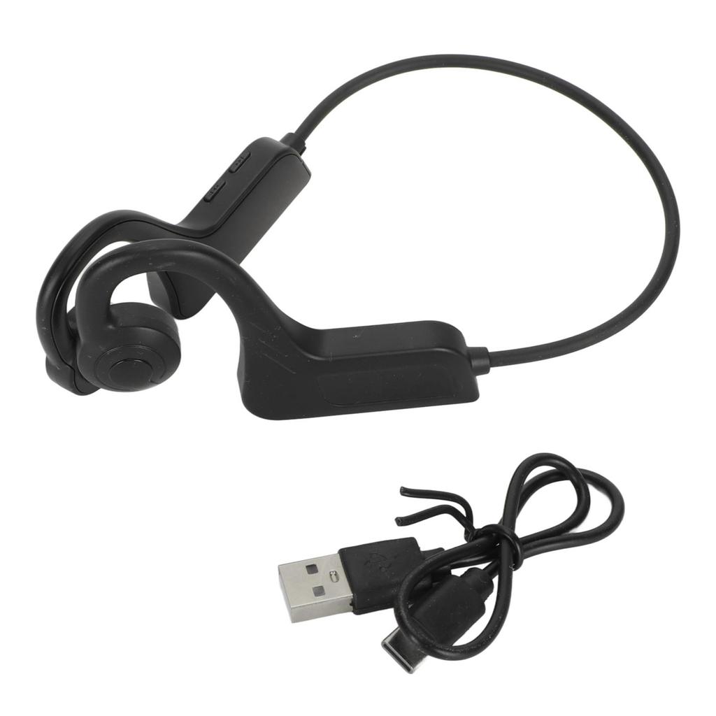 Open Ear Headphones Multifunction Waterproof Noise Cancelling HiFi Stereo Bluetooth 5.3 Bone Sound Headphones