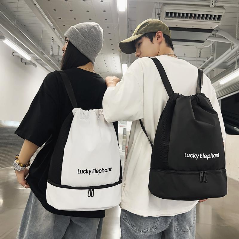 Dry and Wet Separate Gym Bag Women's Separation Shoes Bags Sports Swimming Yoga Bag Outdoor Lightweight Backpack