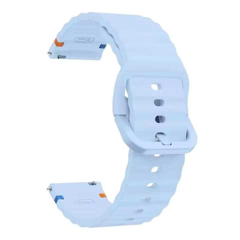 22mm 20mm Silikonarmband für Samsung Galaxy Watch 7 6 5 4 44mm 40mm 6 Classic Active 2 Sportarmband für Huawei Gt Uhrenarmband