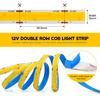 COB LED Strip 12V 24V 600LEDs/m High Brightness Flexible FOB LED Tape Double Row RA90 3000K 4000K 6000K Dimmable COB Led Lights